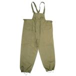 GI WWII Navy Rubberized Wet Weather Bib Overalls
